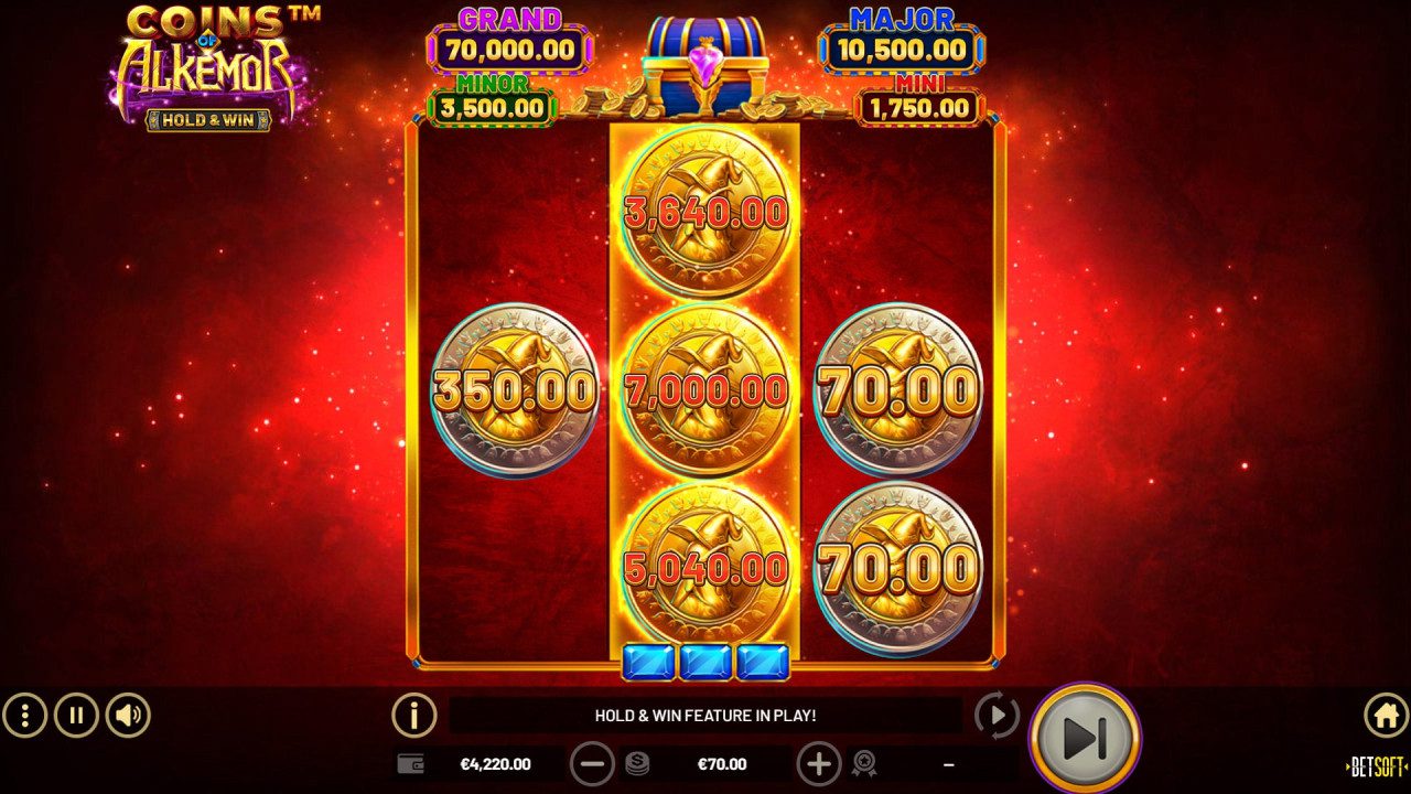 COINS OF ALKEMOR – HOLD & WIN