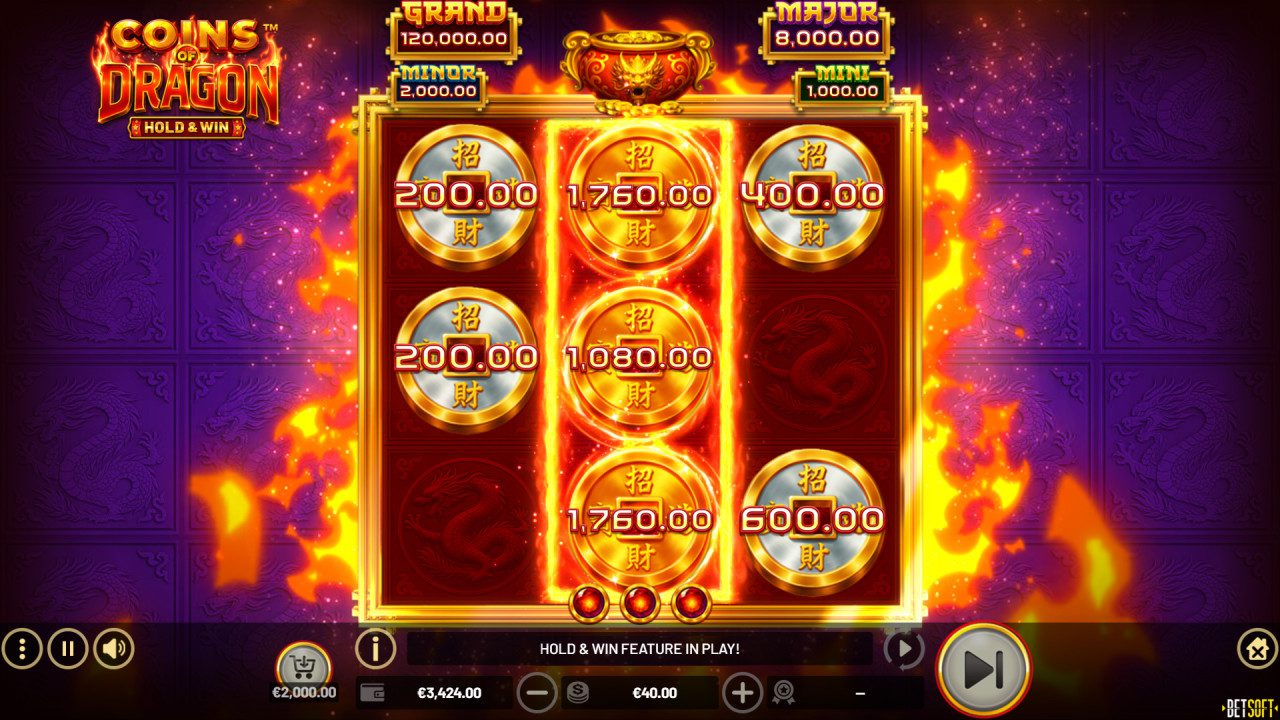 Coins of Dragon - Hold & Win