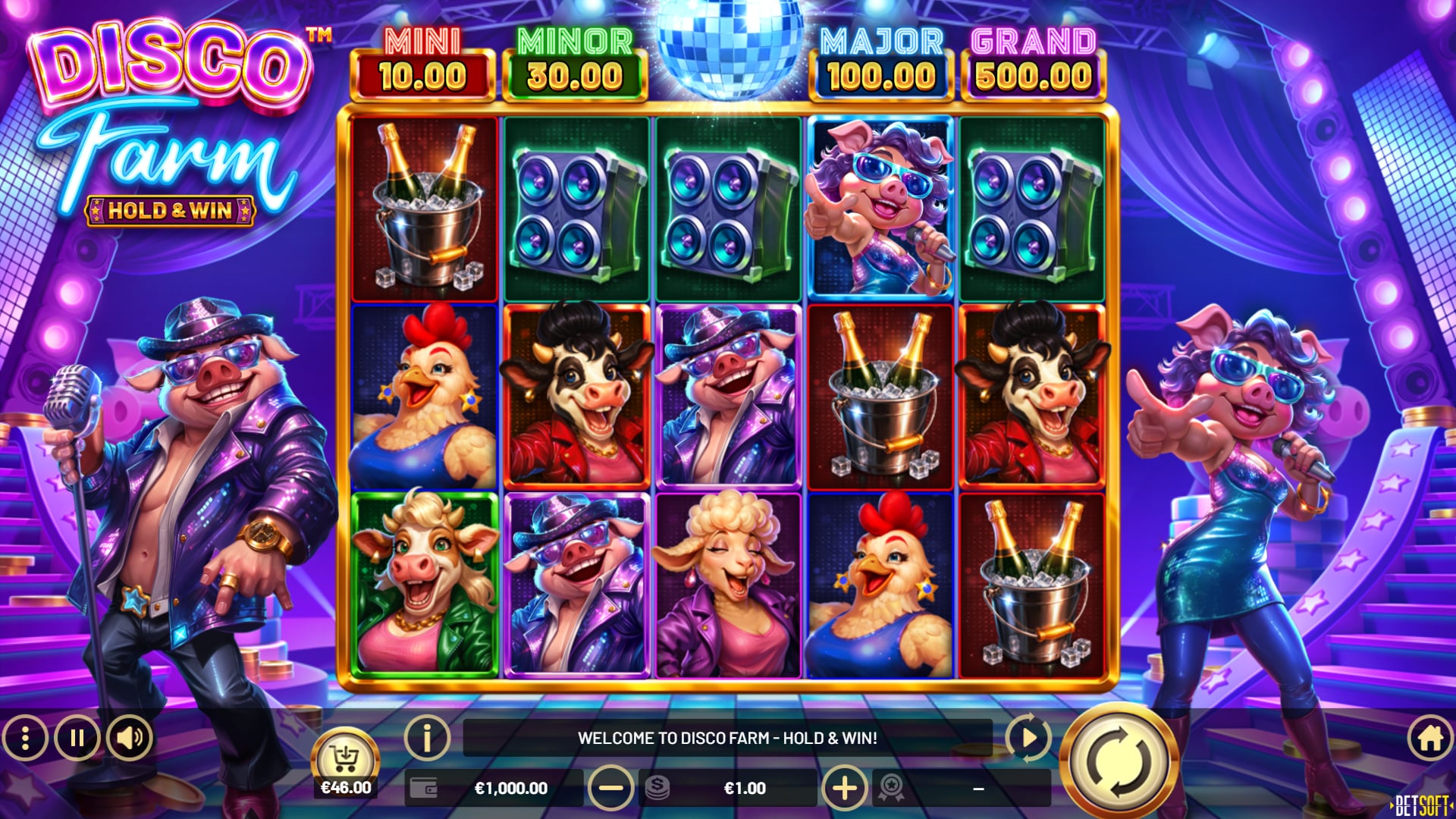 DISCO FARM – HOLD & WIN