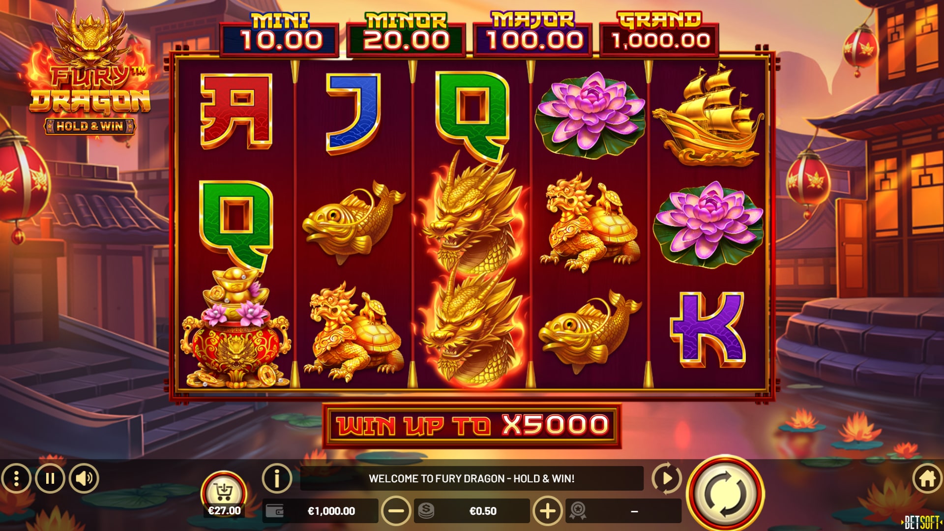Fury Dragon – Hold & Win