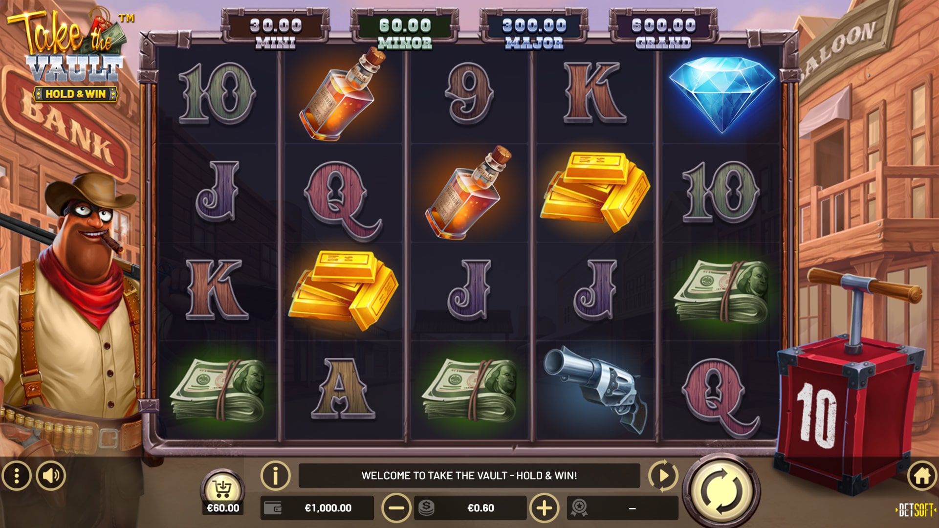 Take the Vault - Hold & Win