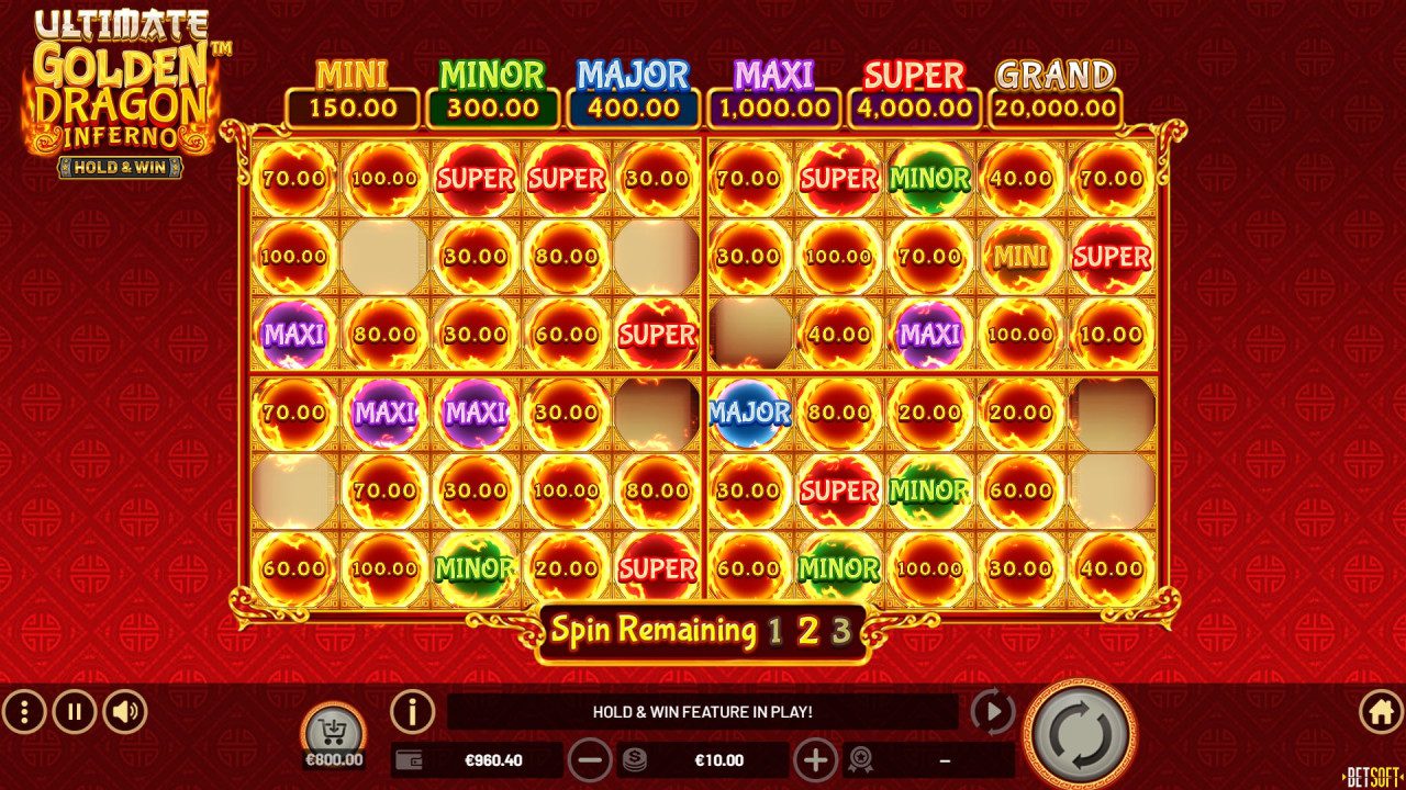 ULTIMATE GOLDEN DRAGON INFERNO – HOLD & WIN
