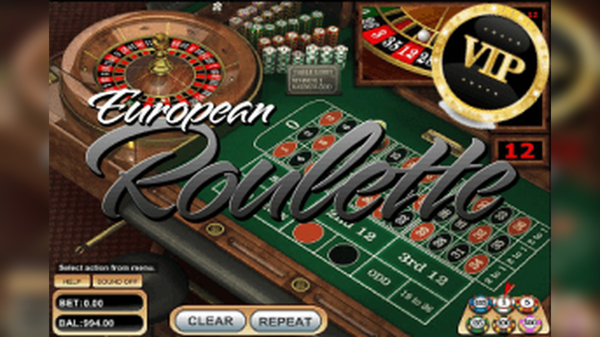 Vip European Roulette
