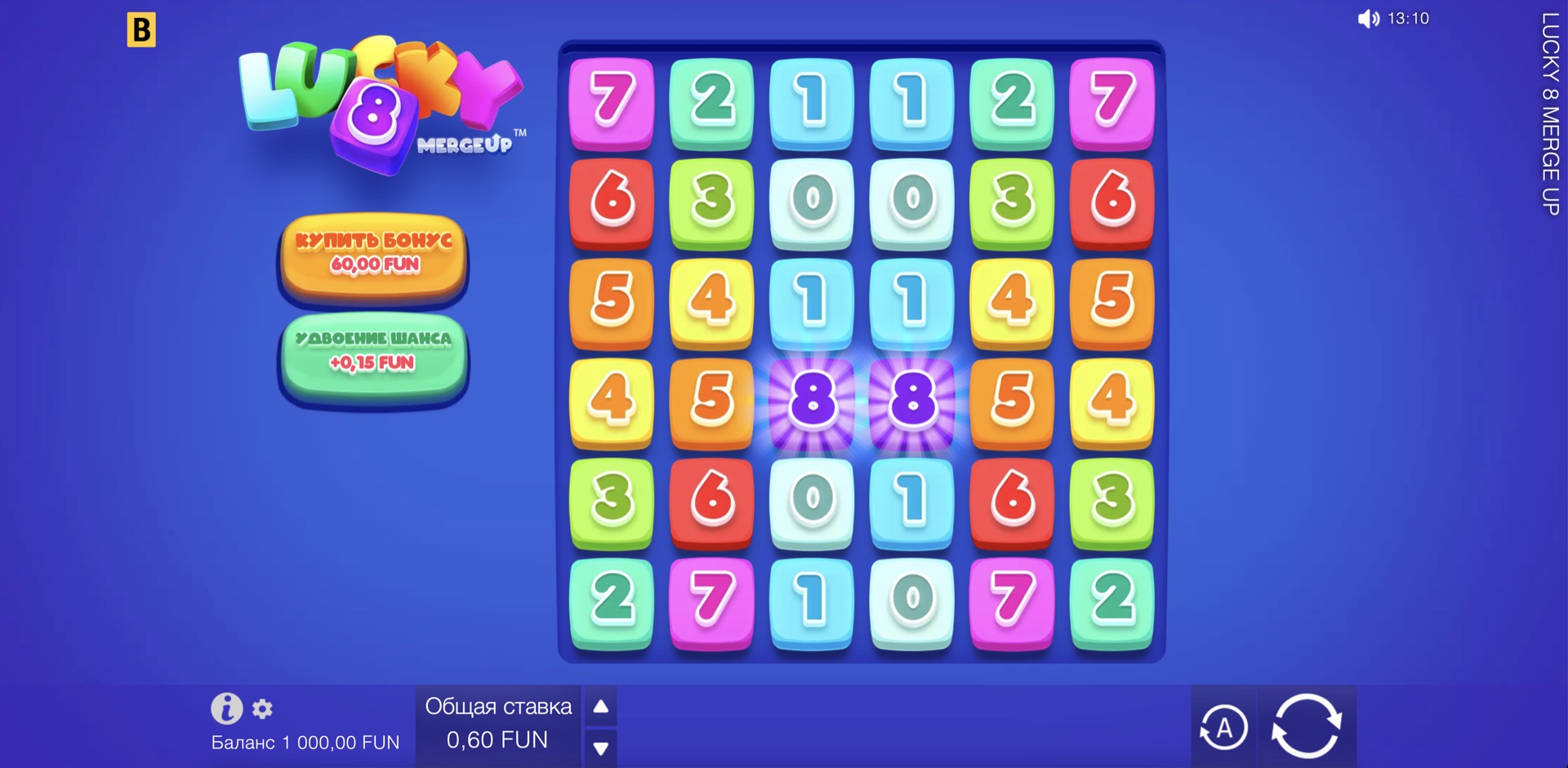 Lucky 8 Merge Up