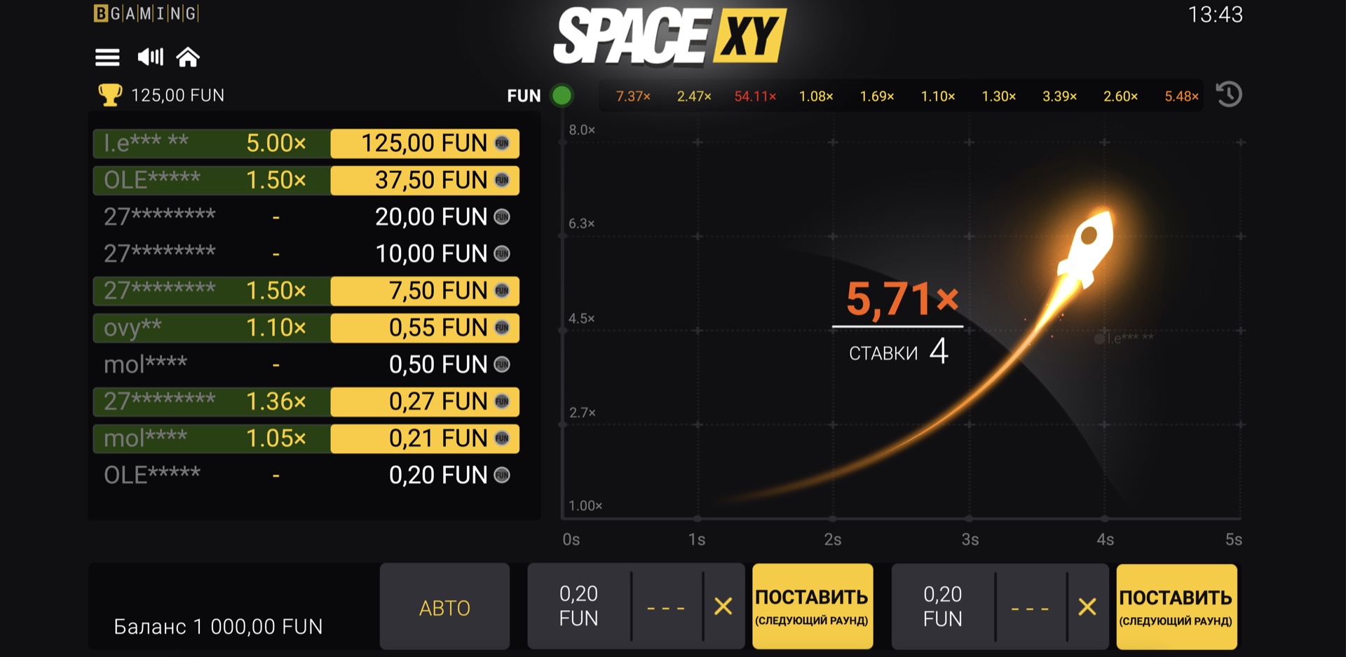 Space XY