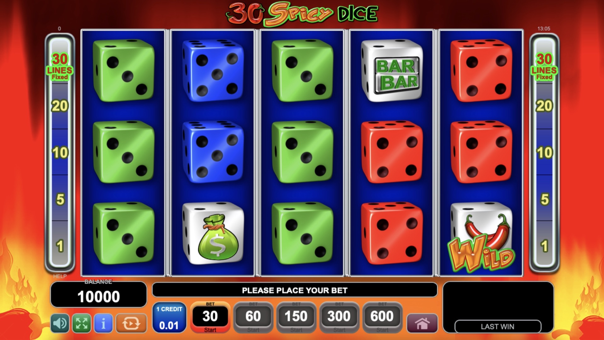 30 Spicy Dice