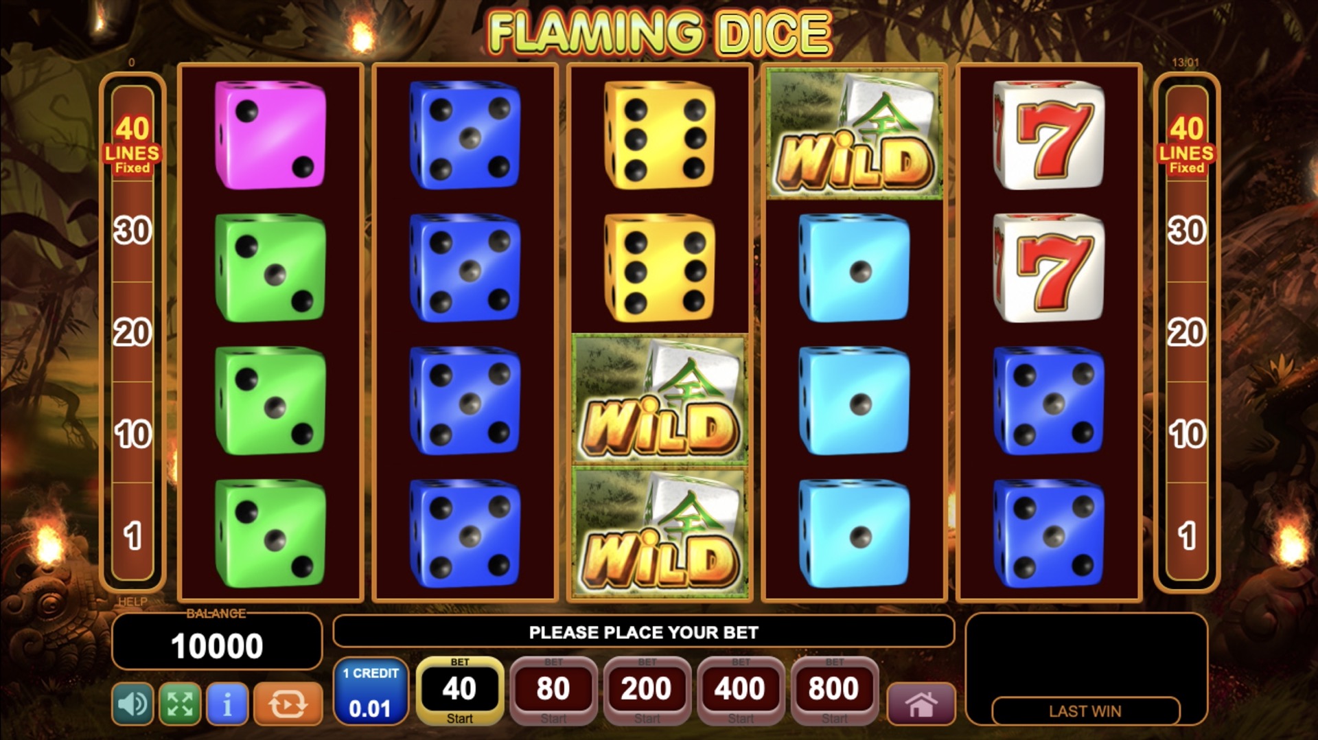 Flaming Dice