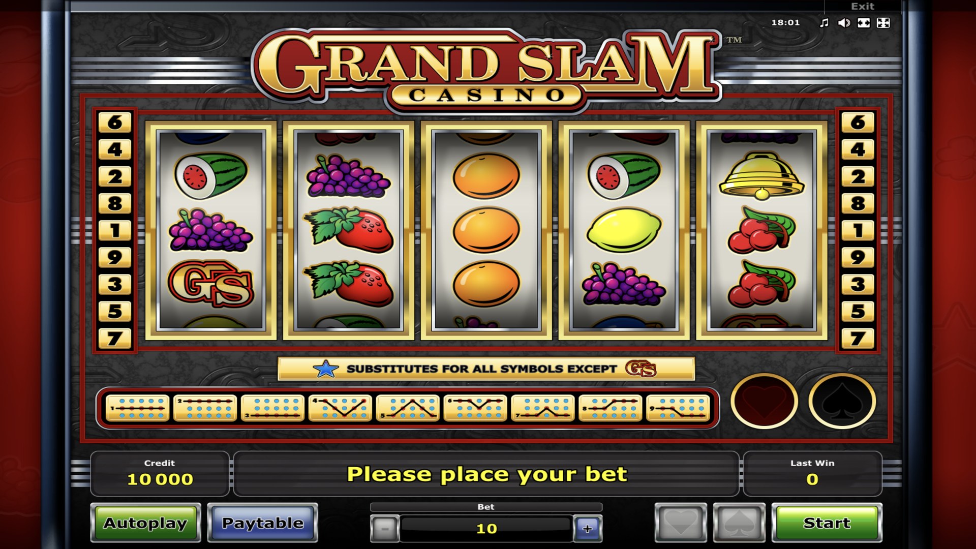 Grand slam casino