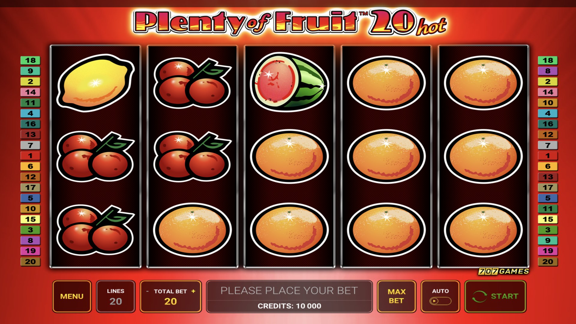 Plenty Of Fruit 20 Hot