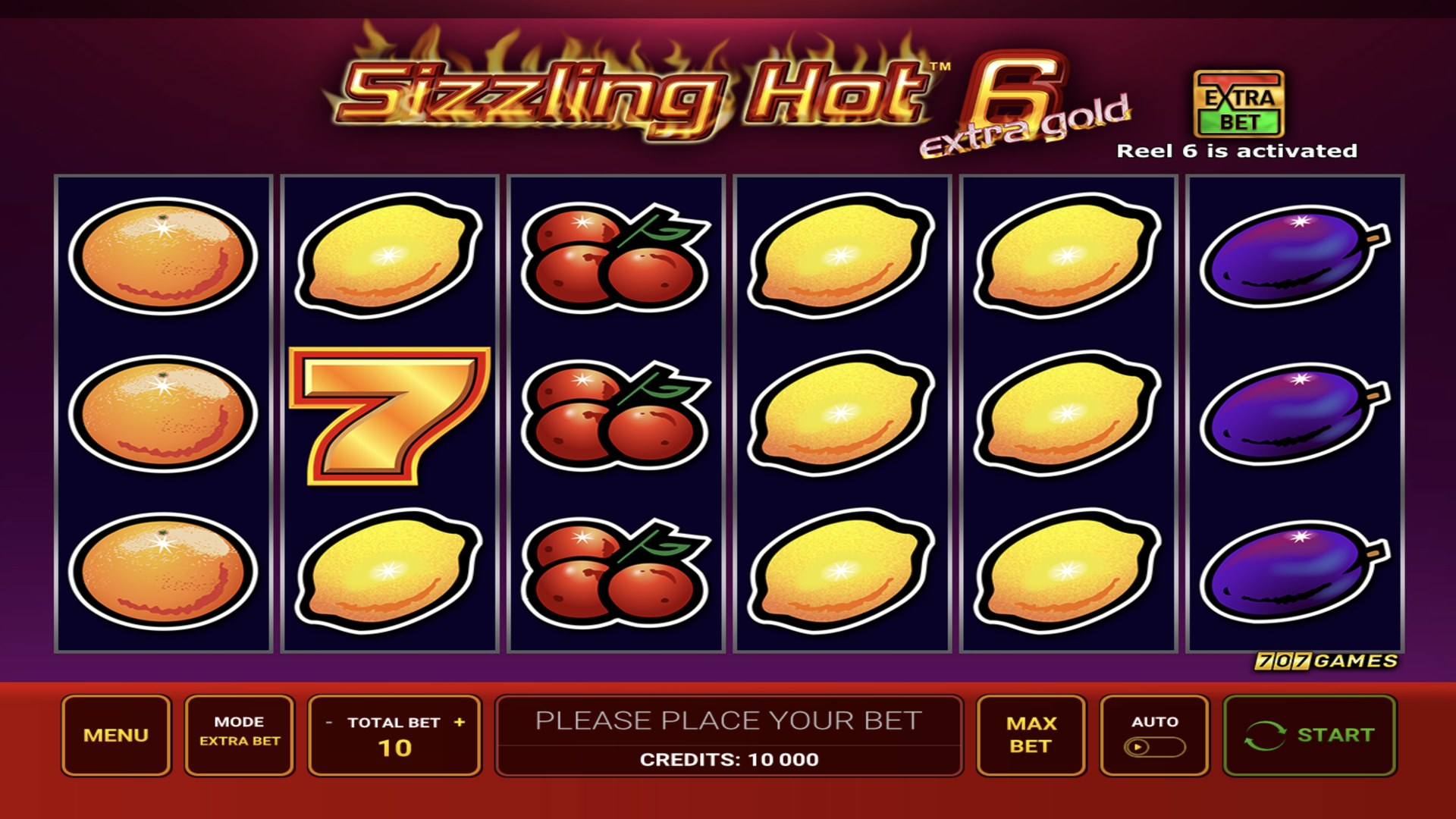 Sizzling Hot 6 Extra Gold