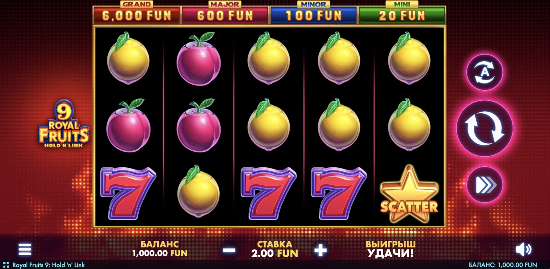 Royal Fruits 9: Hold 'N' Link