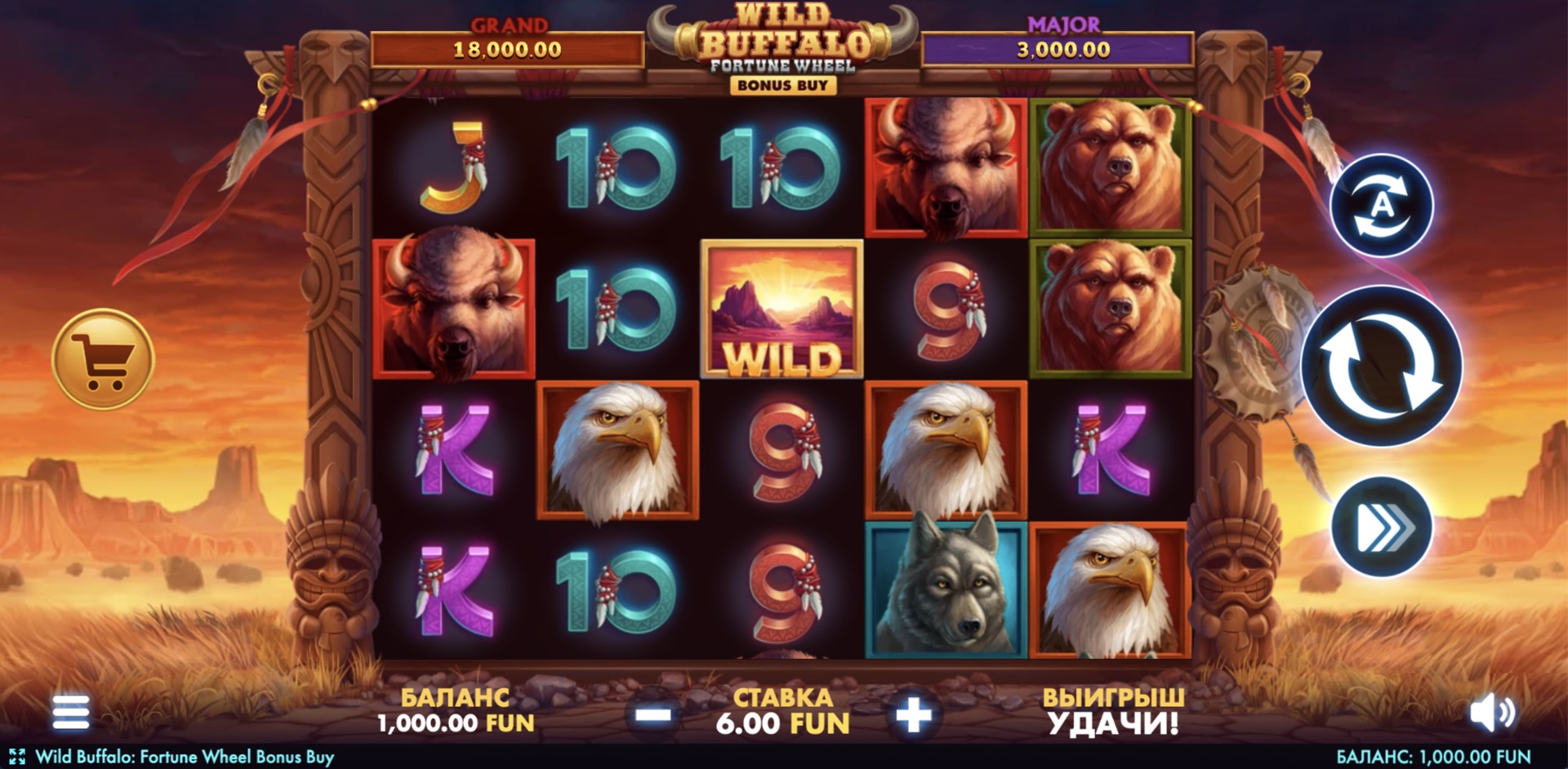 Wild Buffalo: Fortune Wheel Bonus Buy