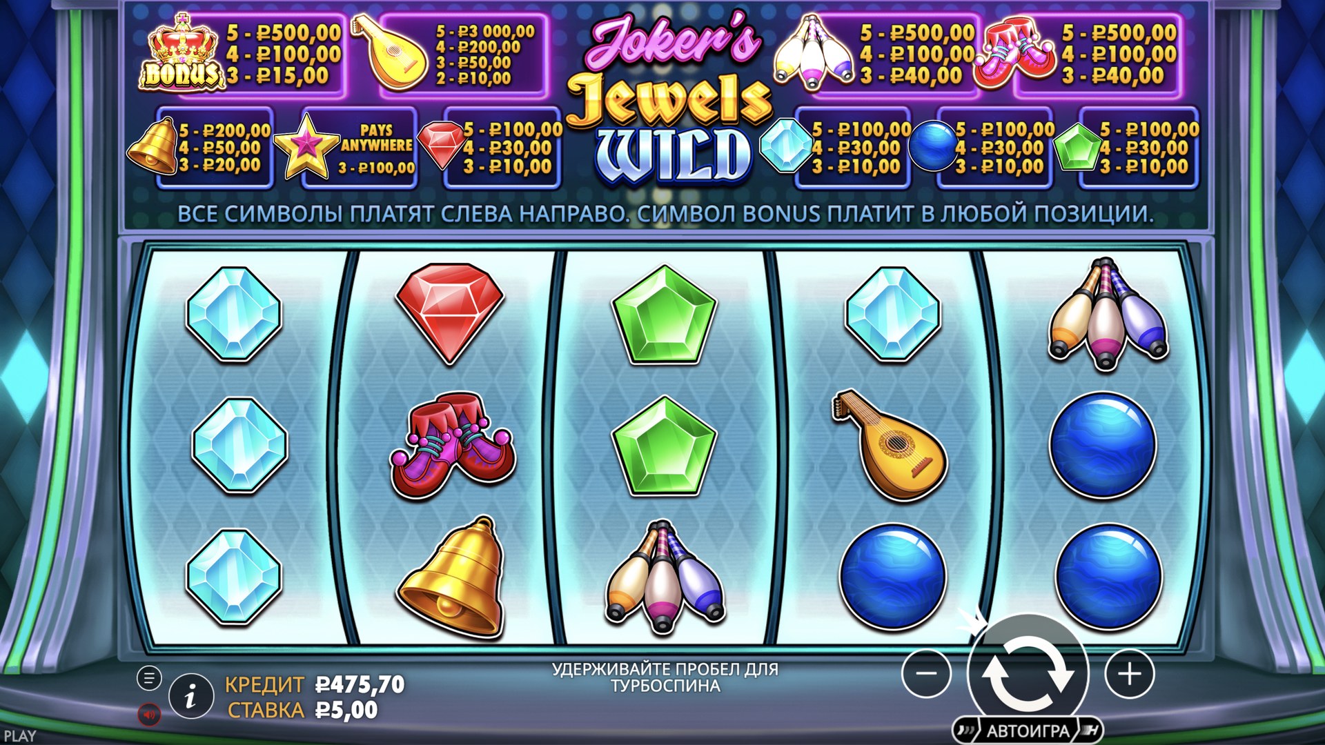 Joker’s Jewels Wild