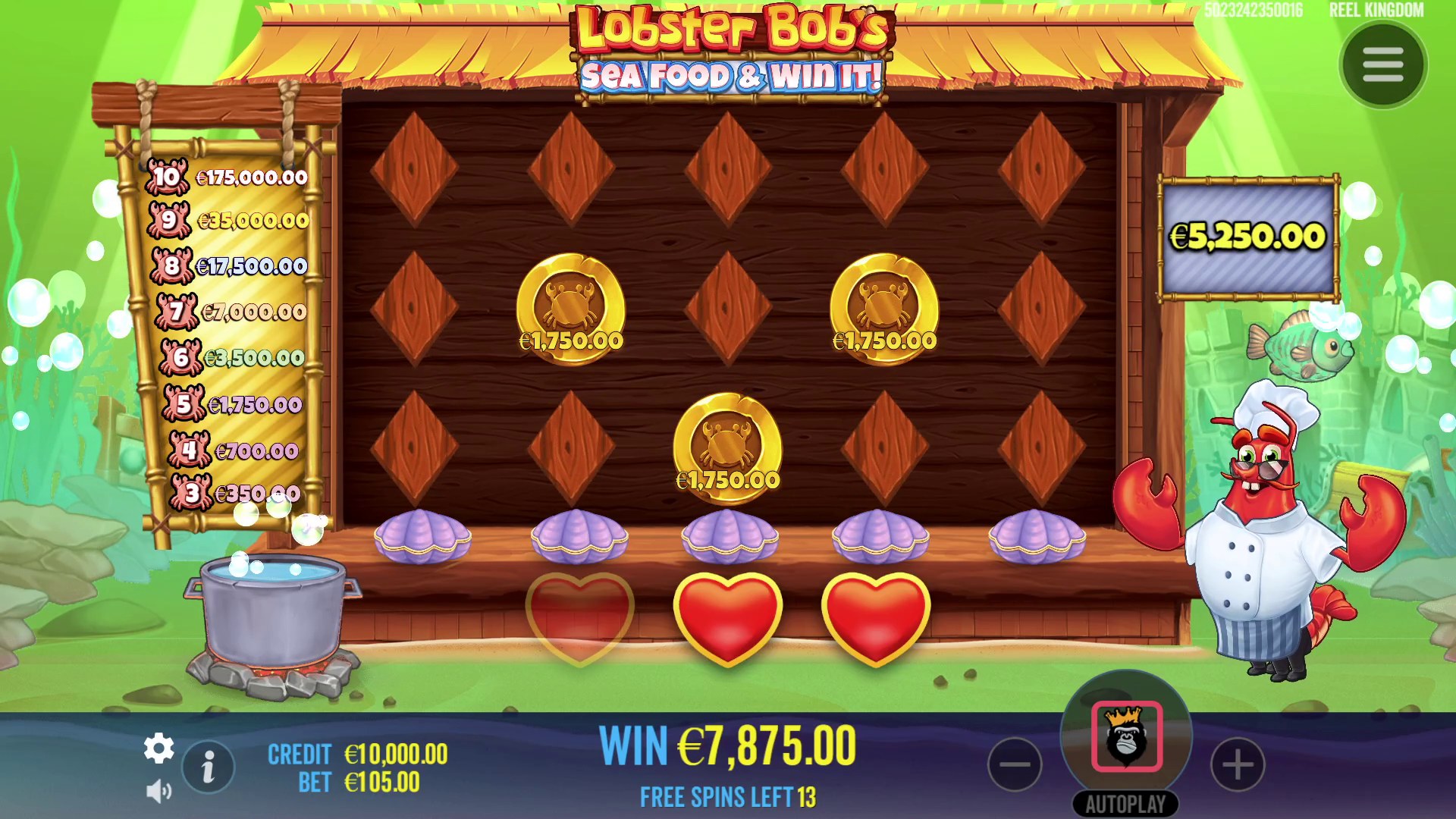 Lobster Bob’s Sea Food and Win It
