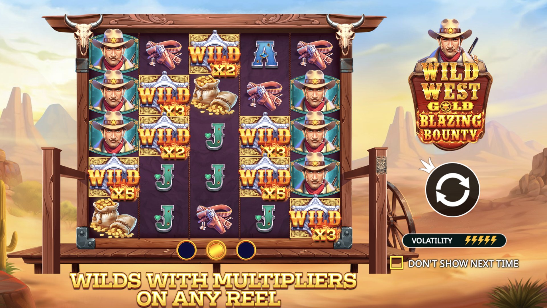 Wild West Gold Blazing Bounty